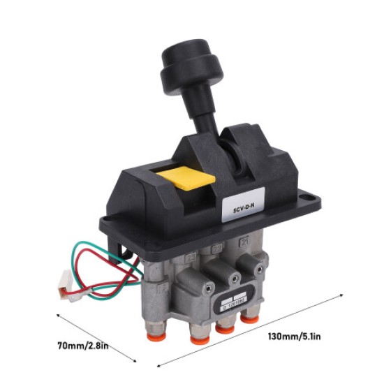 Katup Kontrol PTO Dump Truck 5 Lubang 4 Posisi Kerja Fungsi Pelambatan Katup Kontrol Sistem Hidrolik